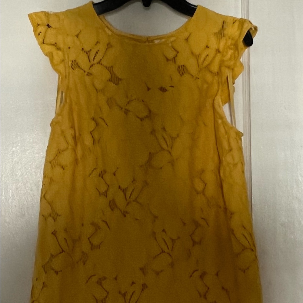 MONTEAU Dress mustard yellow size medium